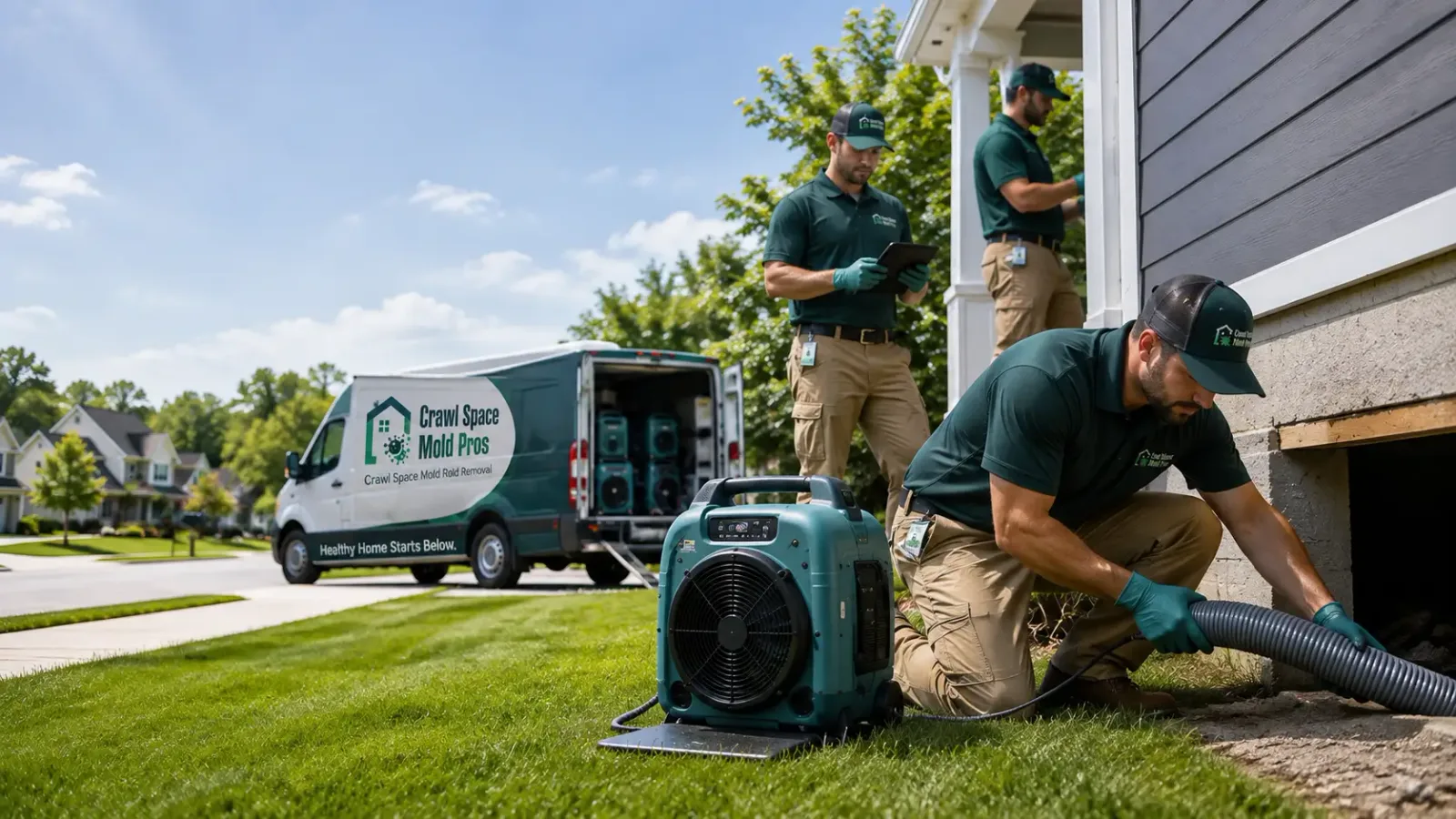 Crawl Space Mold Removal in Farmington, IA